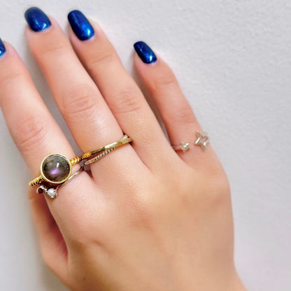 Brass design ring 2