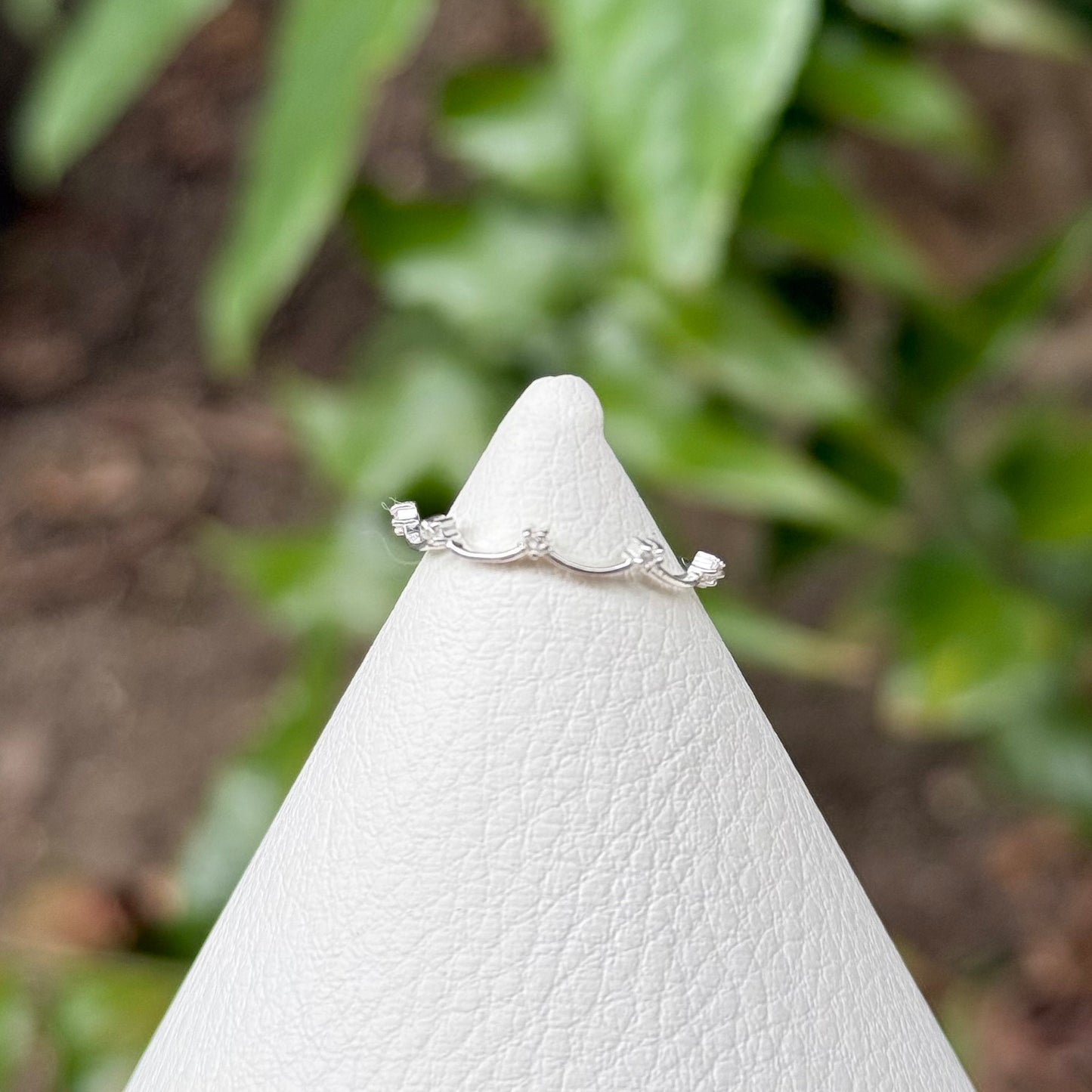 【Biju mam poco】White topaz ring 4