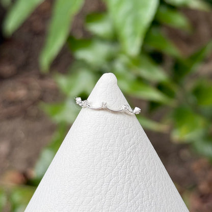 【Biju mam poco】White topaz ring 4