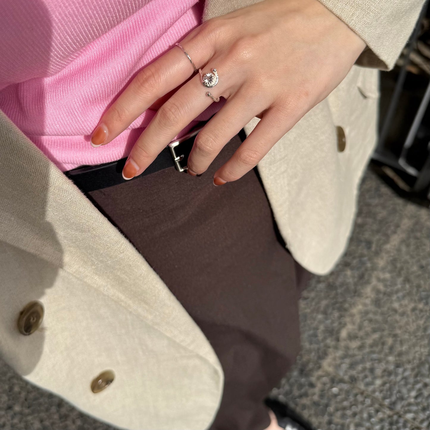 Silver925 design ring 84