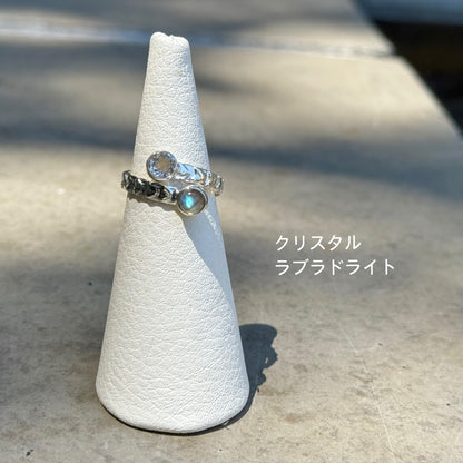 Heart 2stone ring 29