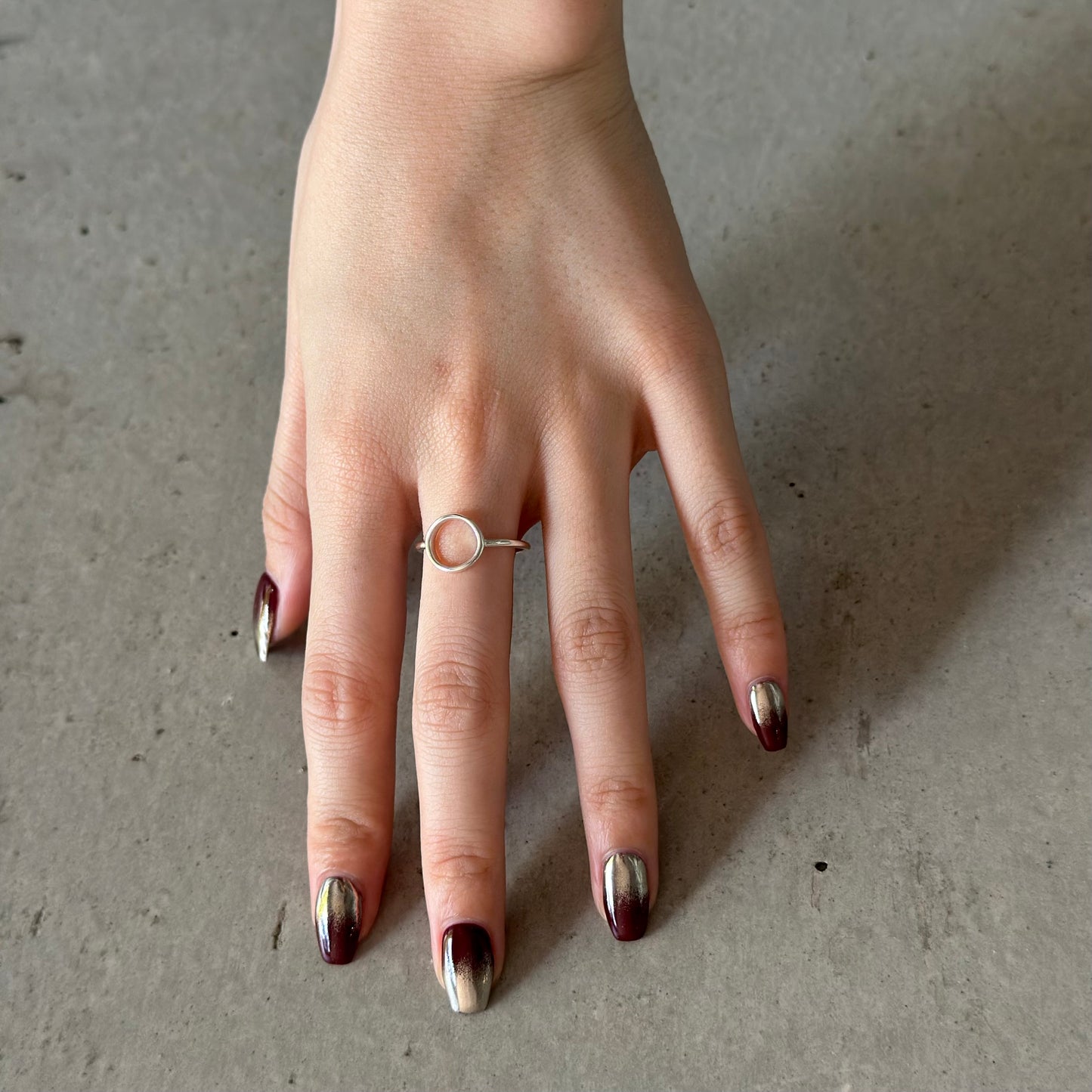 Silver925 plain ring 76