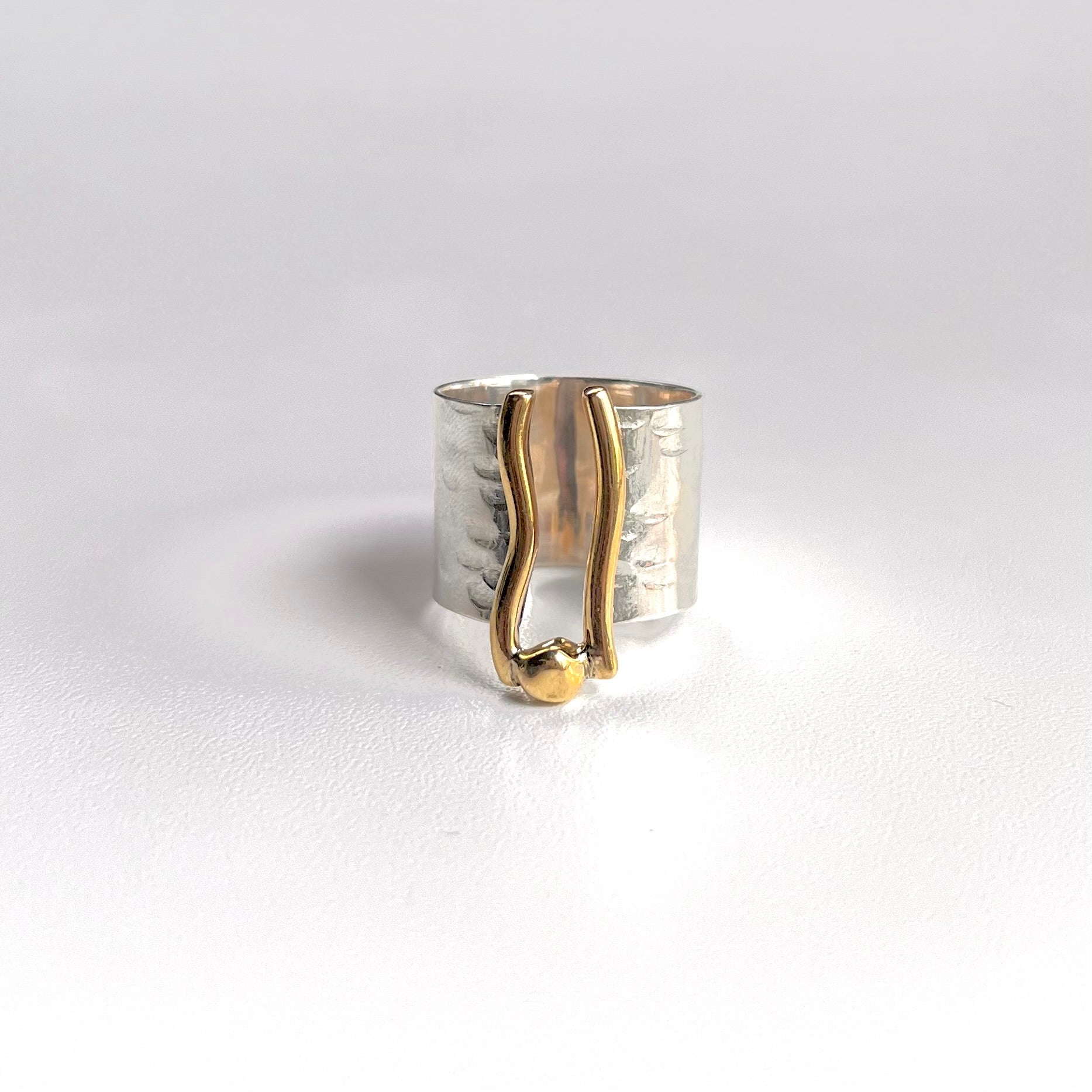 Silver925×Brass plain ring 5 – Biju mam