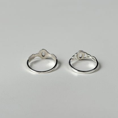 Herkimer diamond ring 5