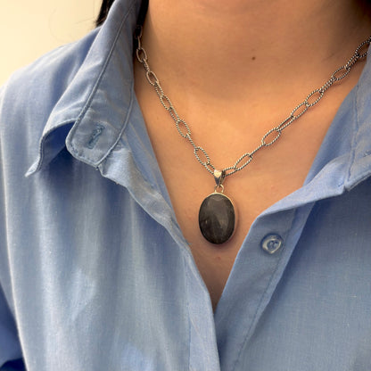 Silver925 chain necklace 34