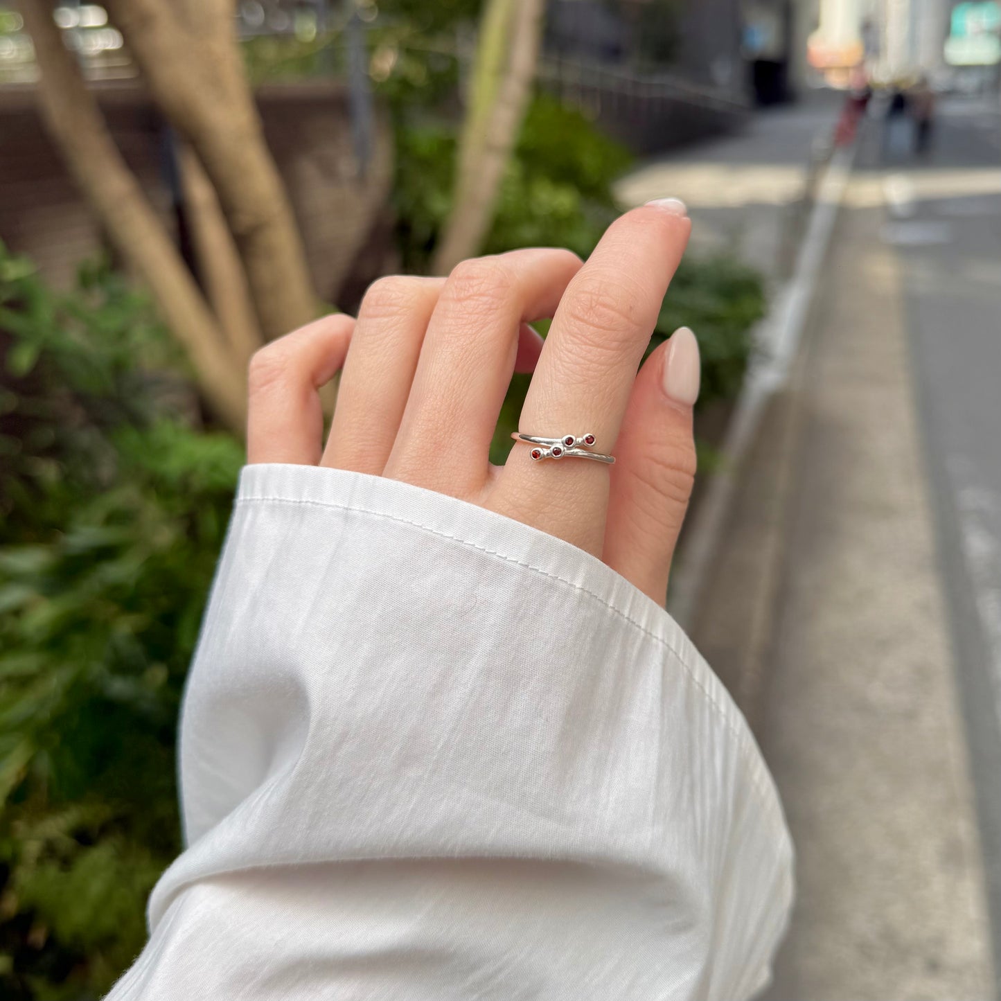 Silver925 design ring 90