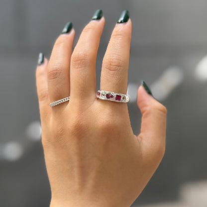 Silver925 design ring 121