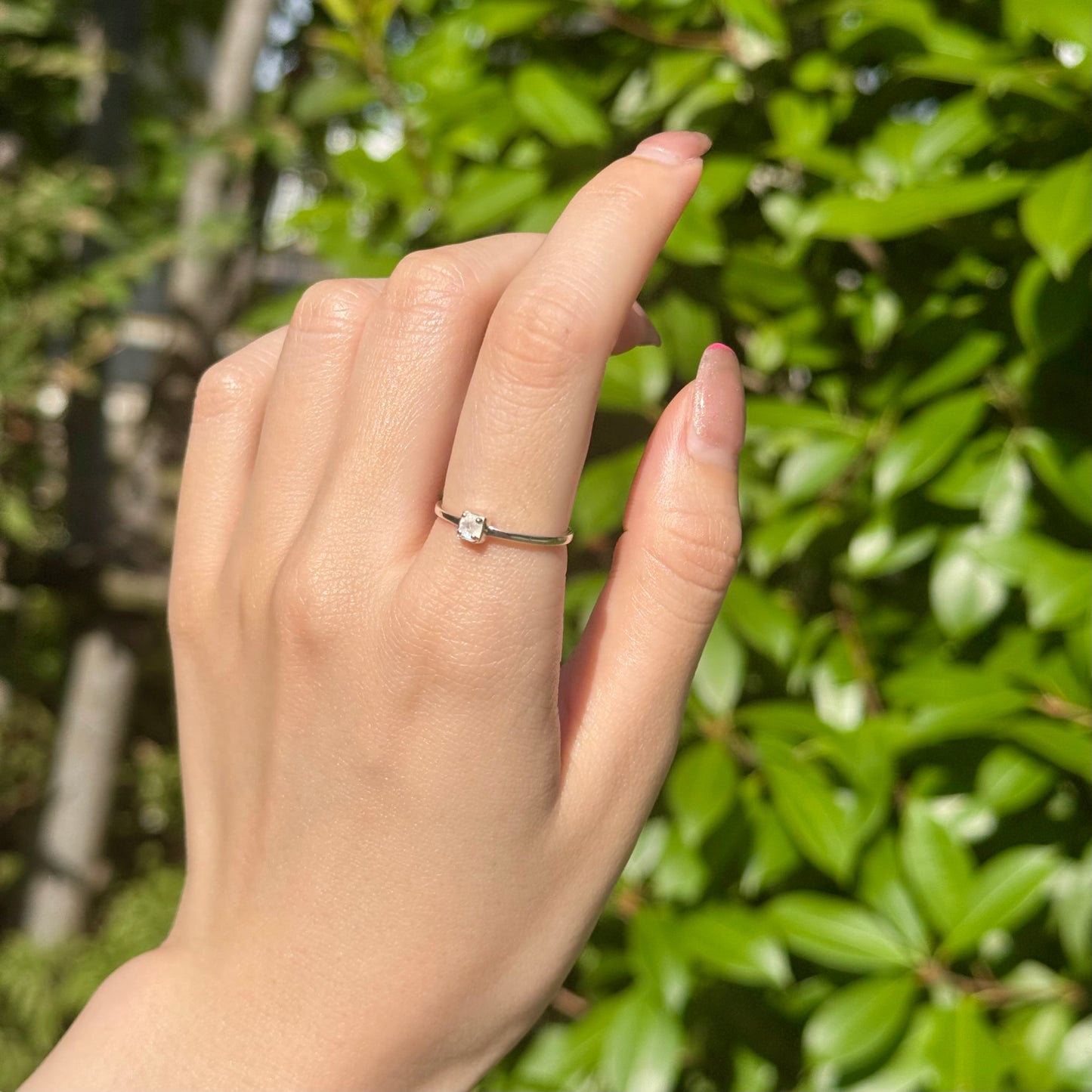 Silver925 1stone ring 9