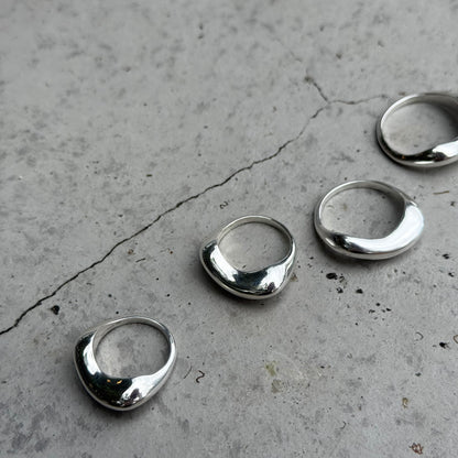 Silver925 plain ring 56