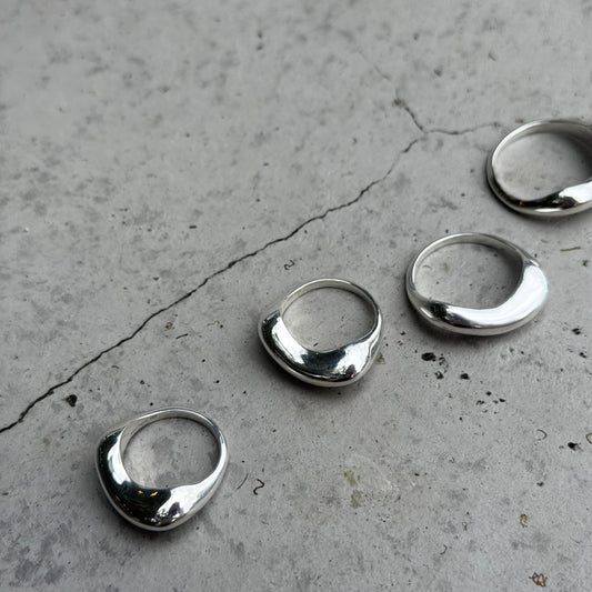 Silver925 plain ring 56