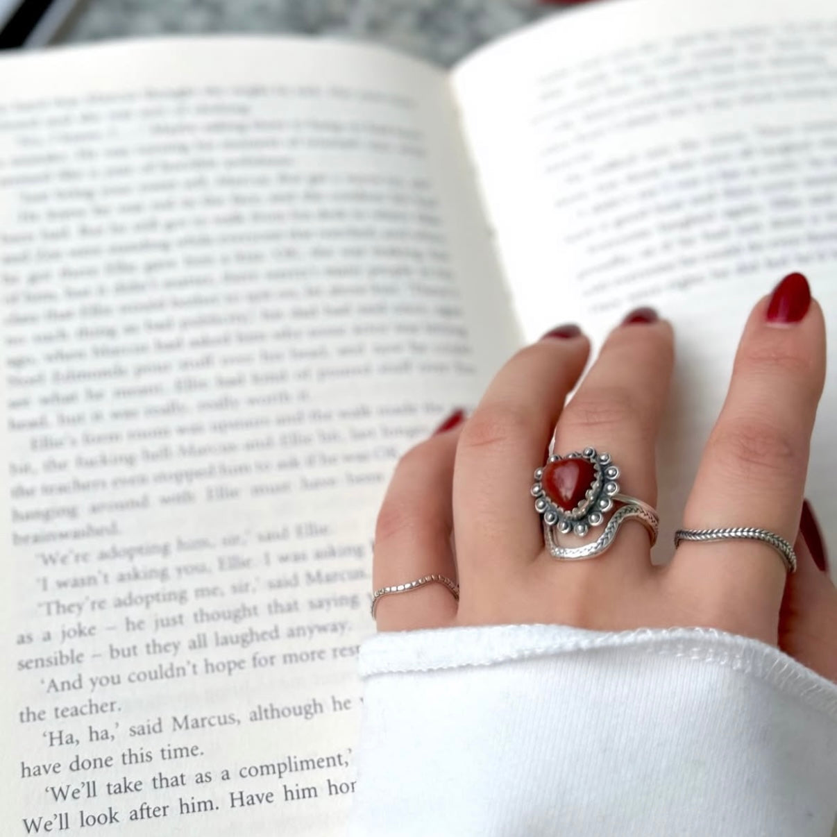 Bijumam poco】Silver925 plain ring 1 – Biju mam