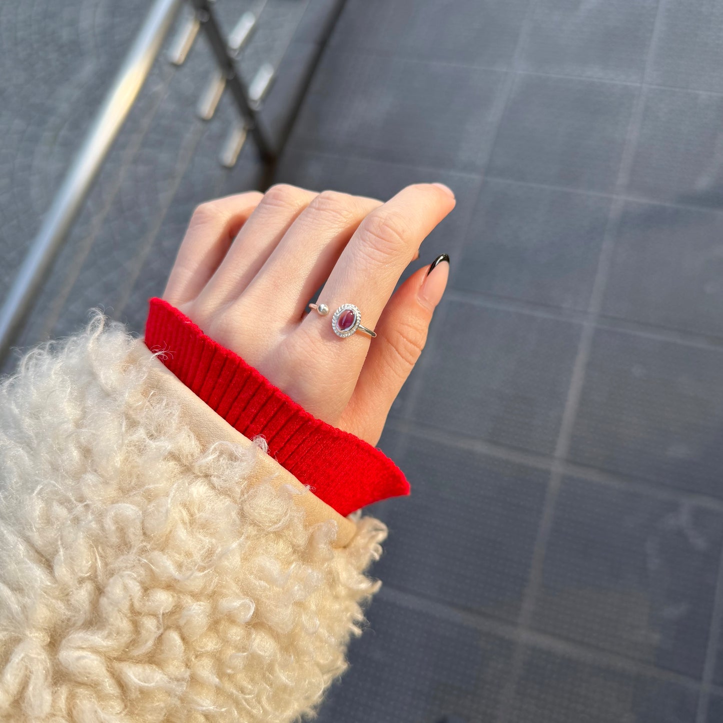 1stone fork ring