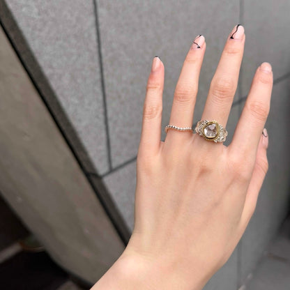 Herkimer Diamond ring 10