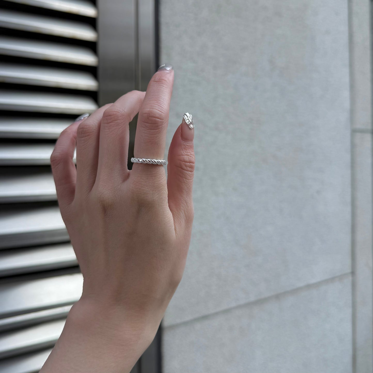 Silver925 plain ring 112