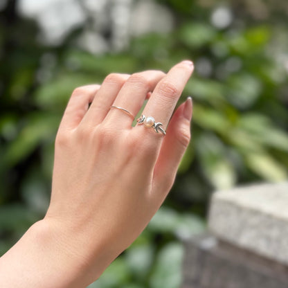 Pearl design ring 7