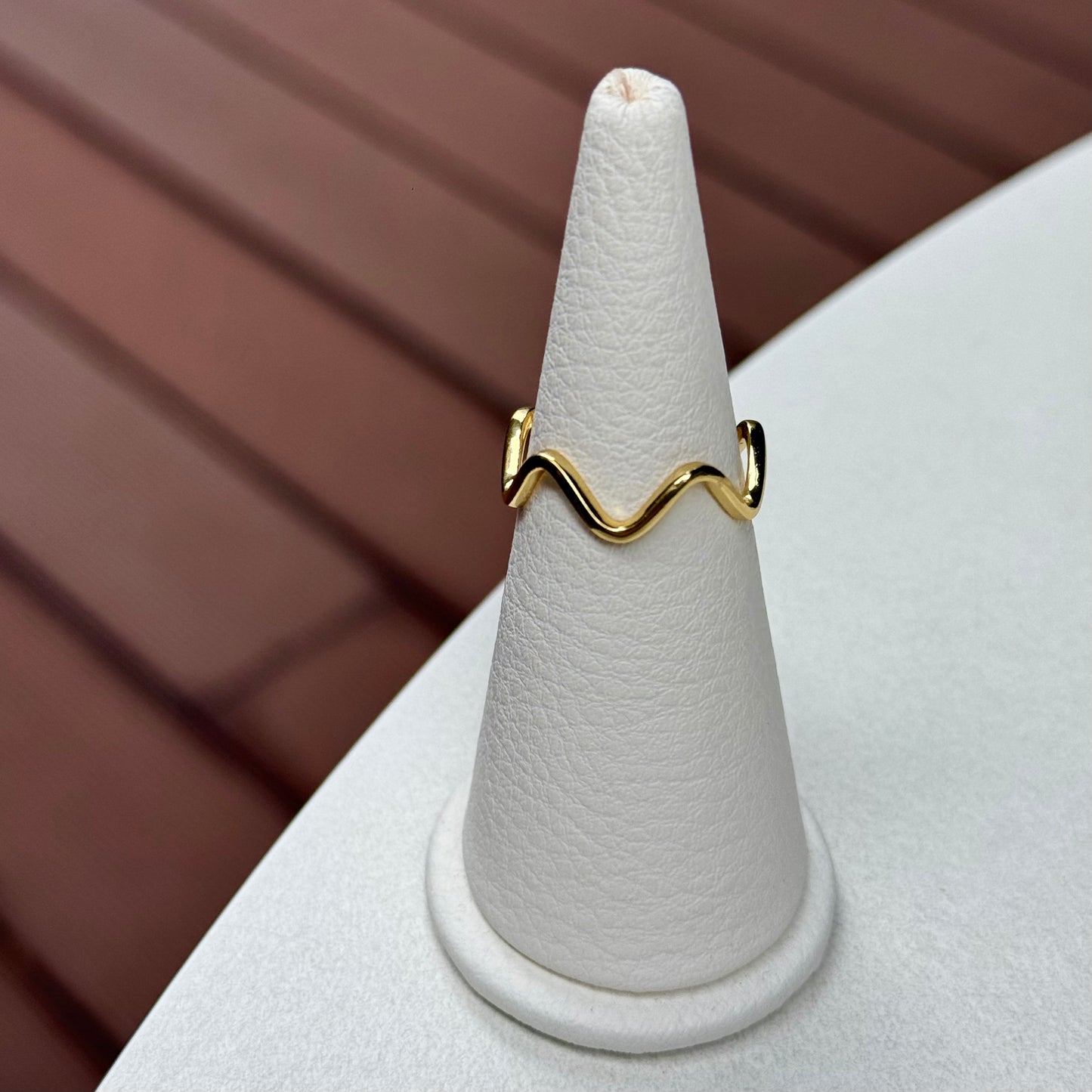 Brass plain ring 61