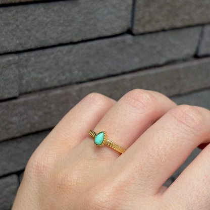 Brass petit ring 11