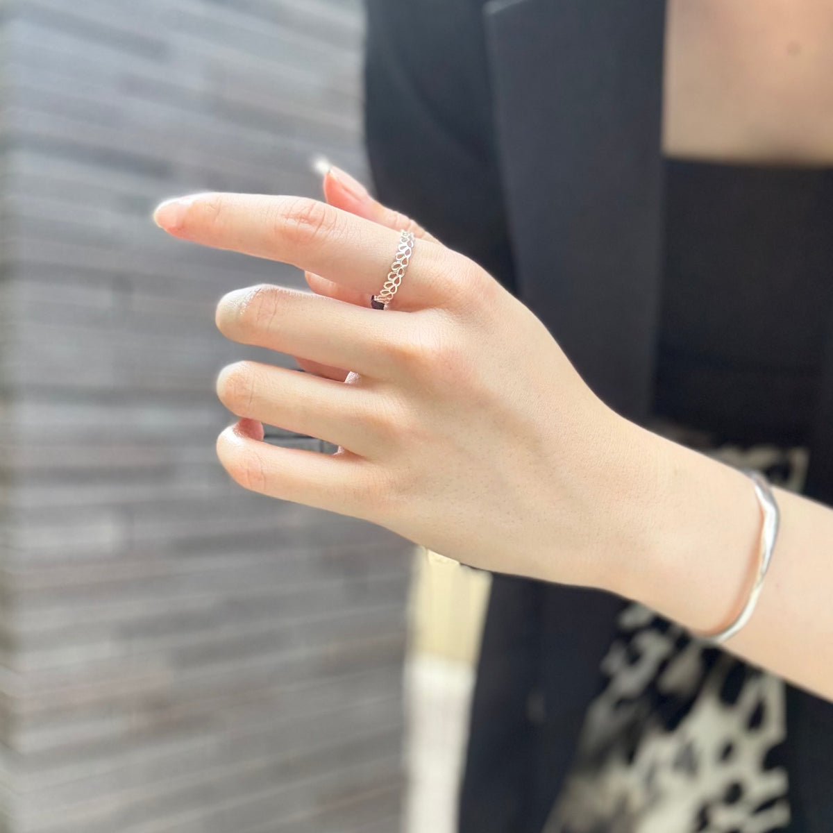 Silver925 plain ring 47