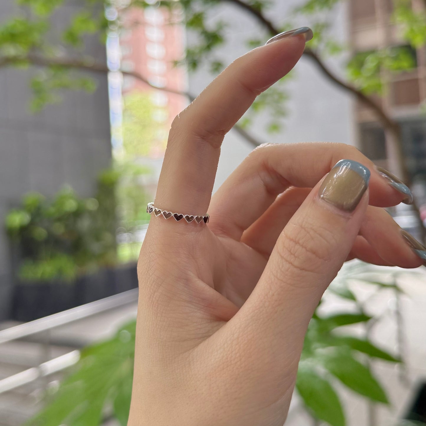 〈渋谷限定〉Heart enamel ring