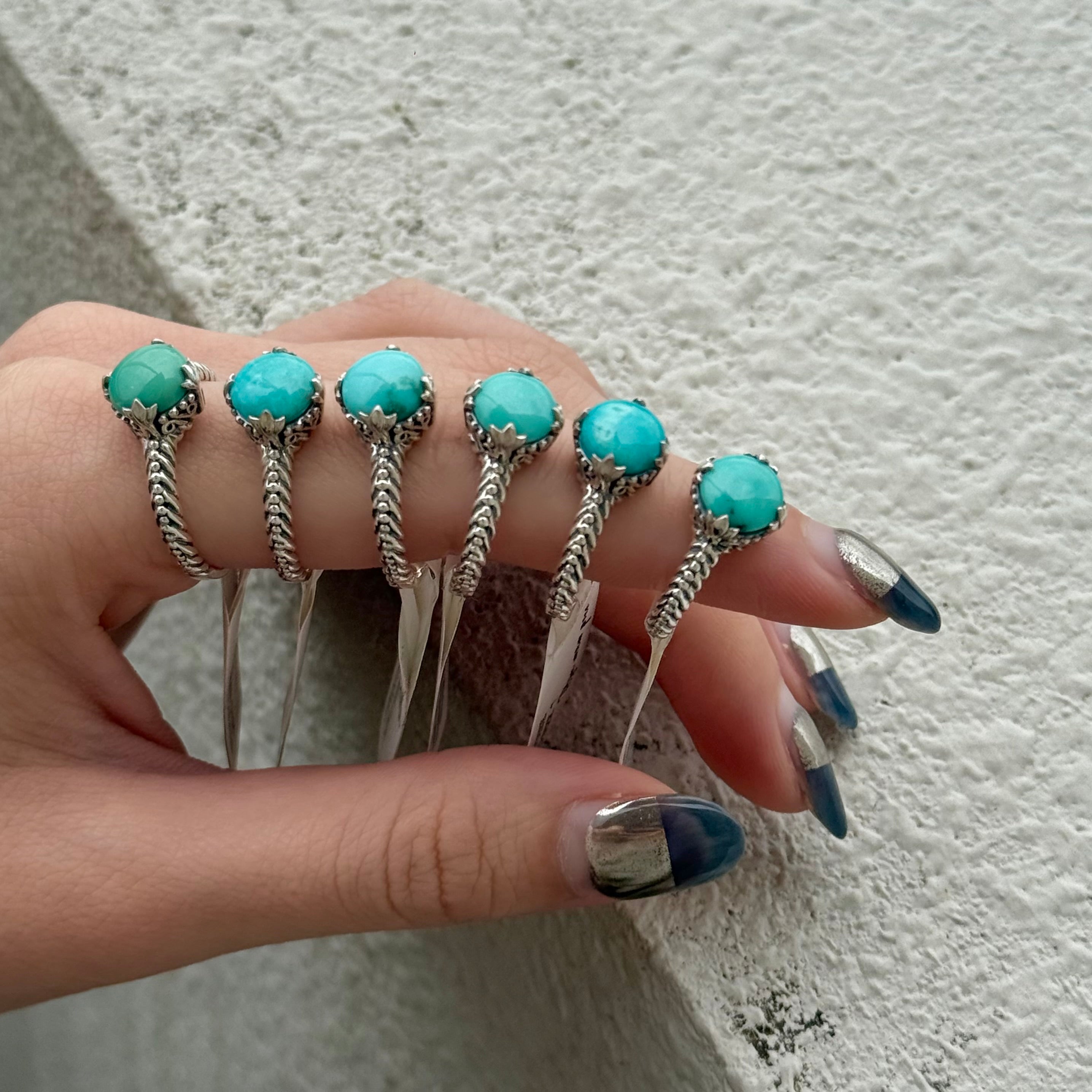 FUKUOKA limited 》【Biju mam poco】Turquoise ring