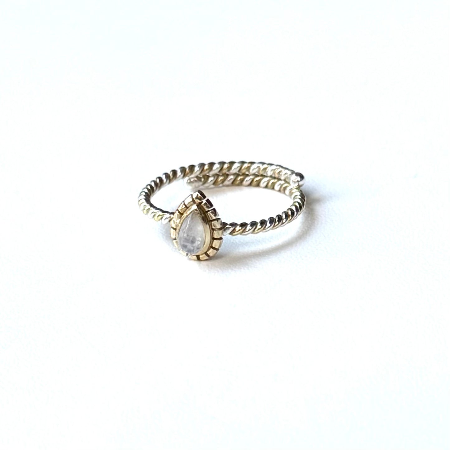 Silver925×Brass petit ring 4