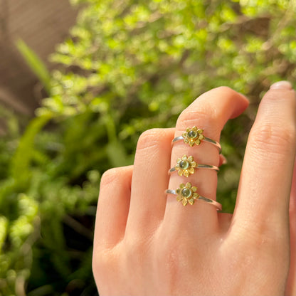 Flower design ring