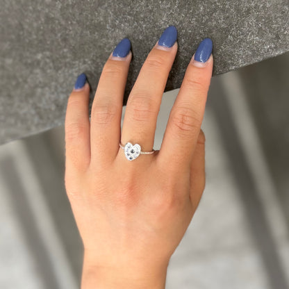 Heart design ring 6