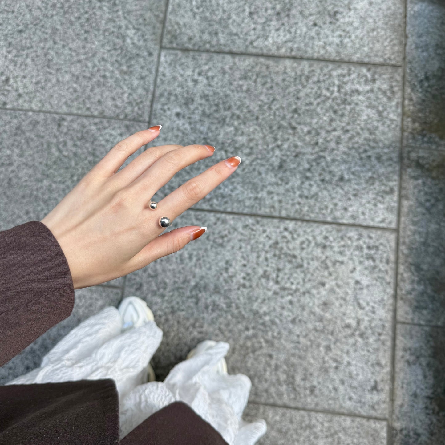 Silver925 plain ring 56