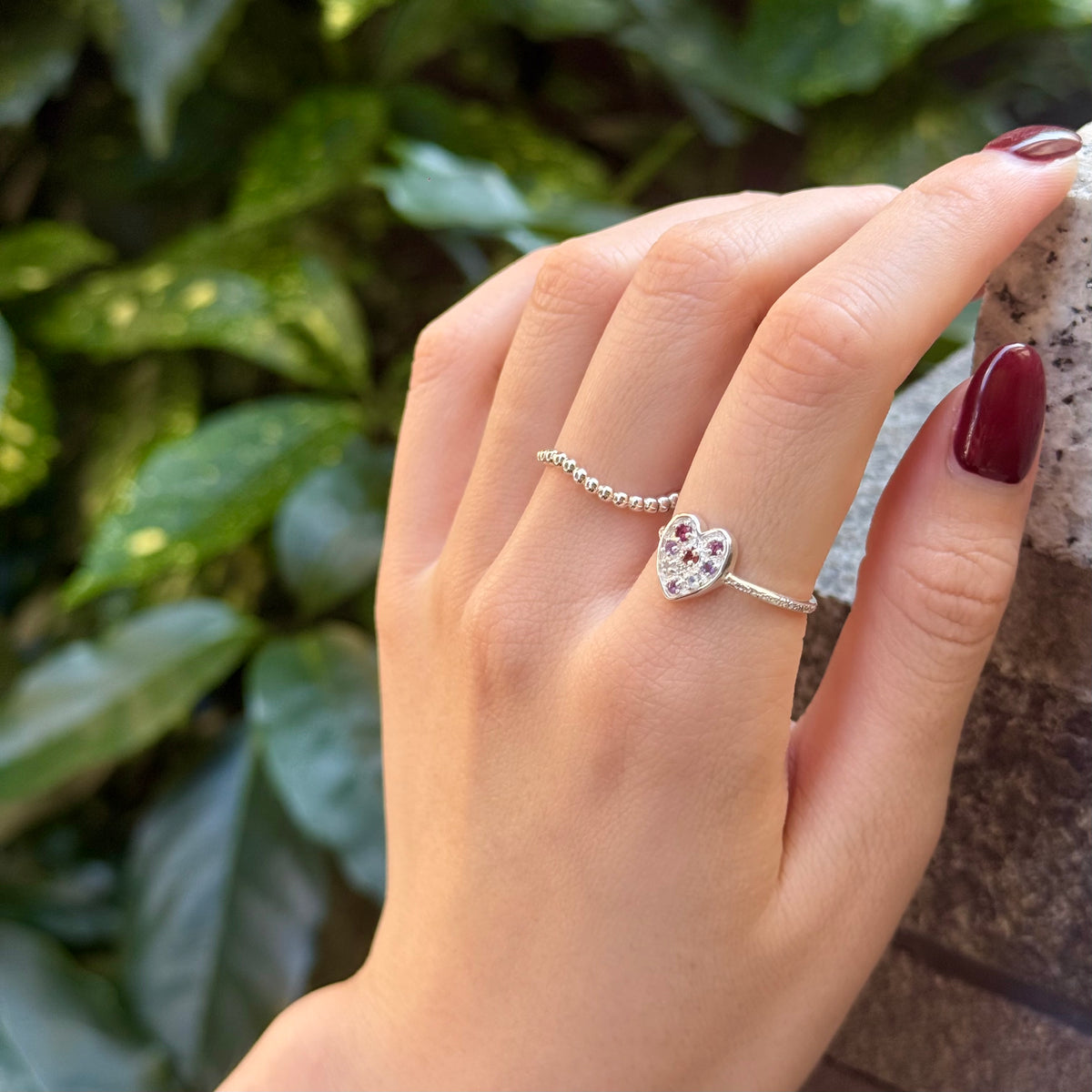 Heart design ring 1