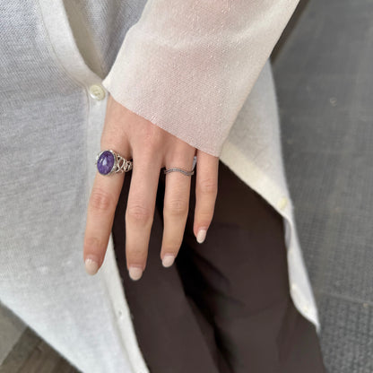 【Bijumam poco】silver925 plain  ring 3