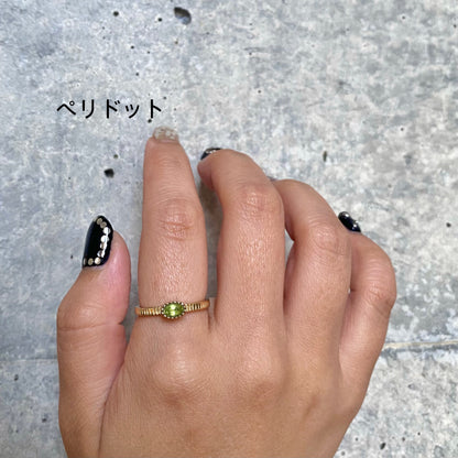 Brass petit ring 15