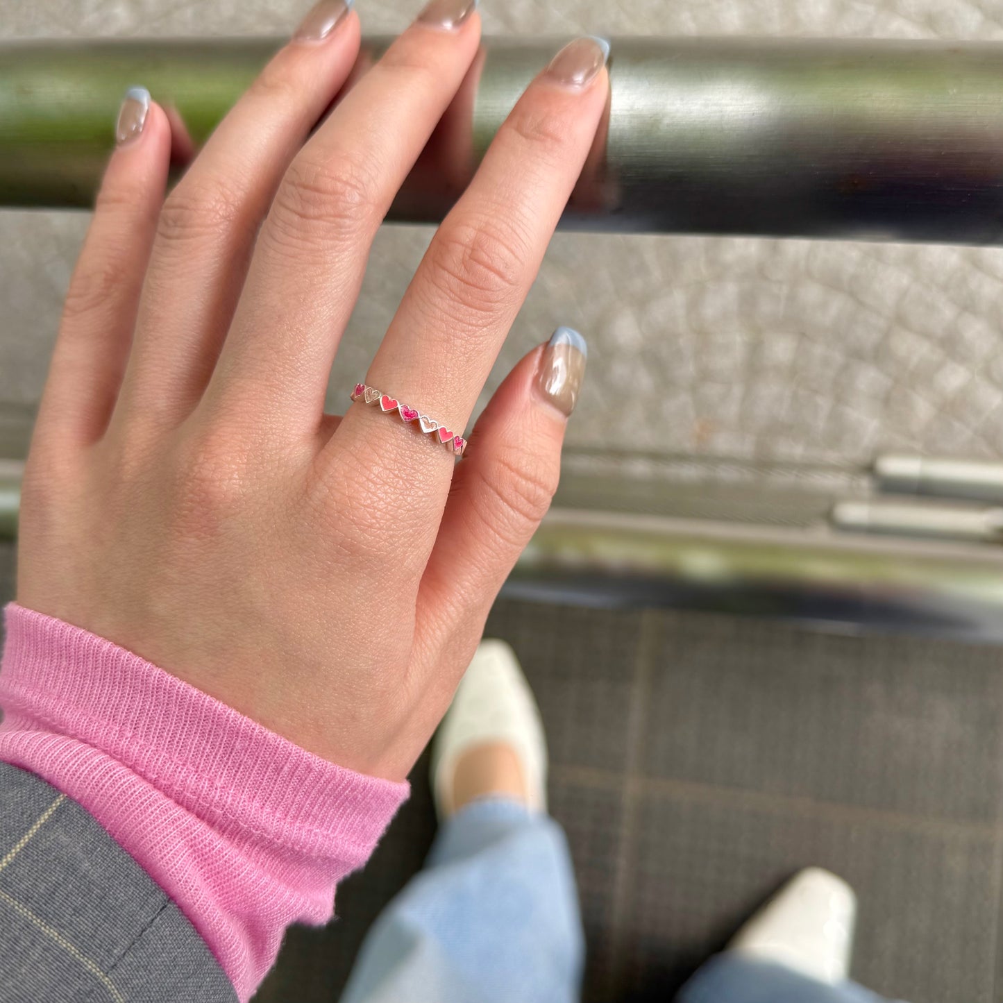 〈名古屋限定〉Heart enamel ring