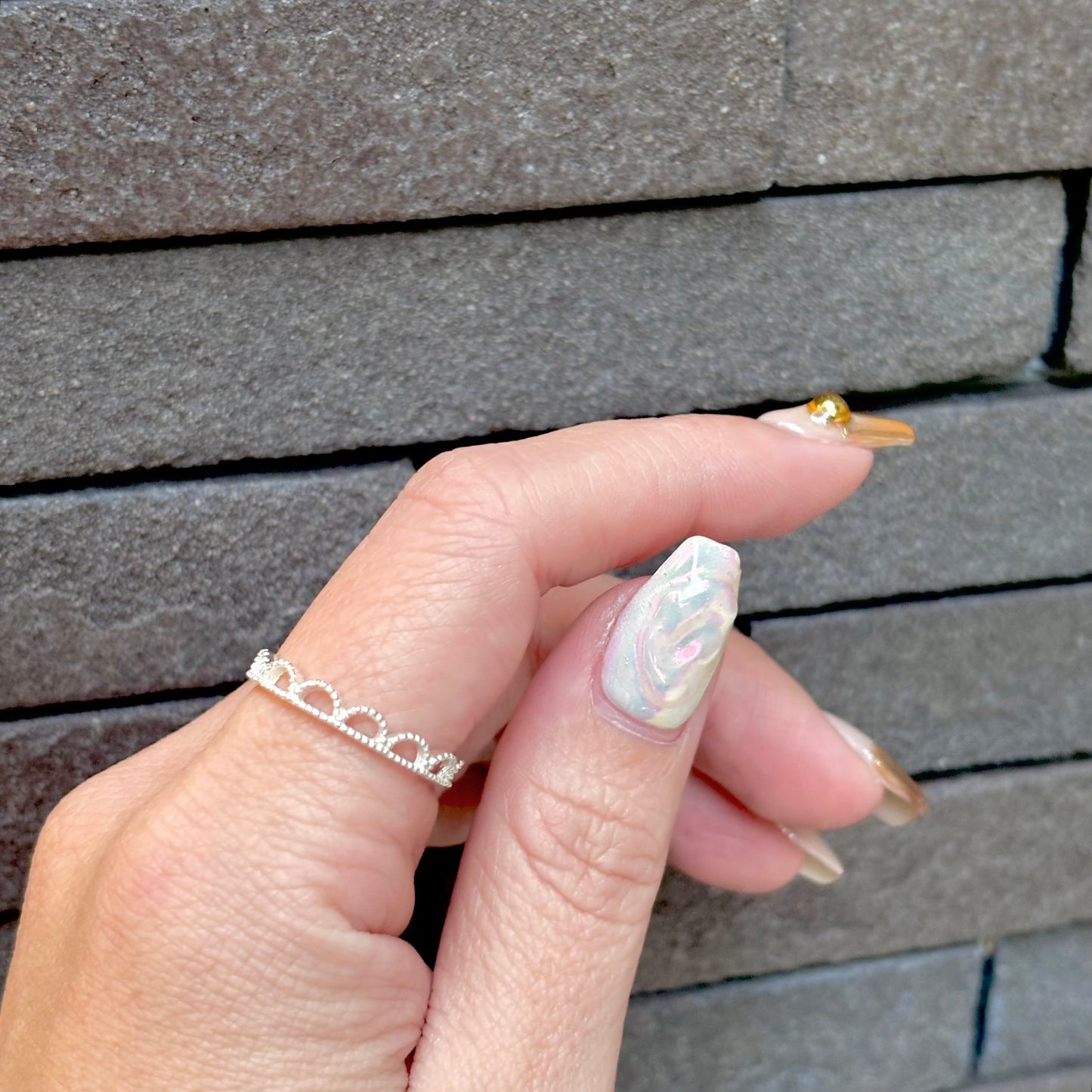 Silver925 plain ring 92