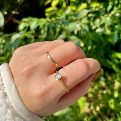Brass plain ring 60
