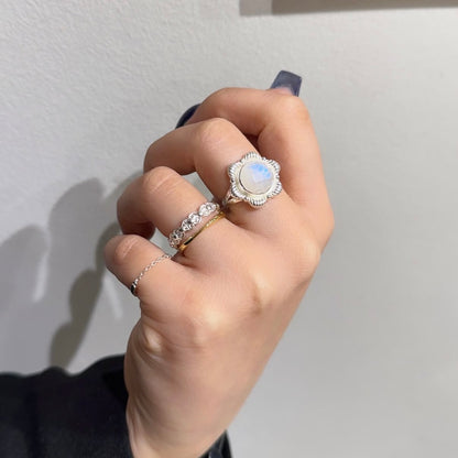 Silver925 plain ring 7