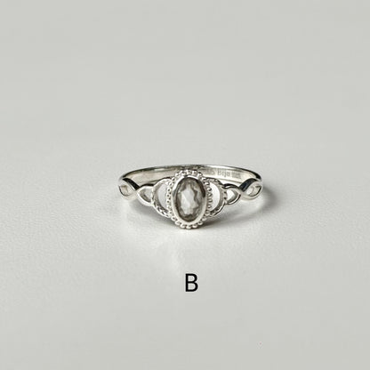 Herkimer diamond ring 5