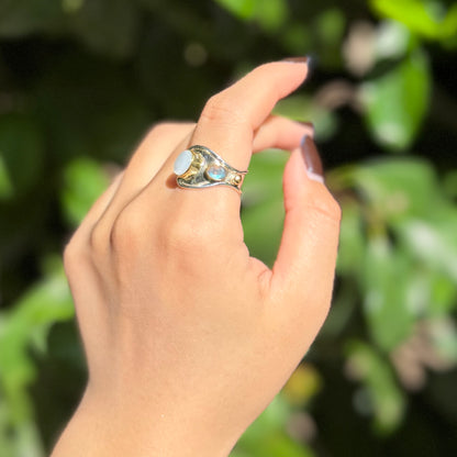 Labradorite ring 6