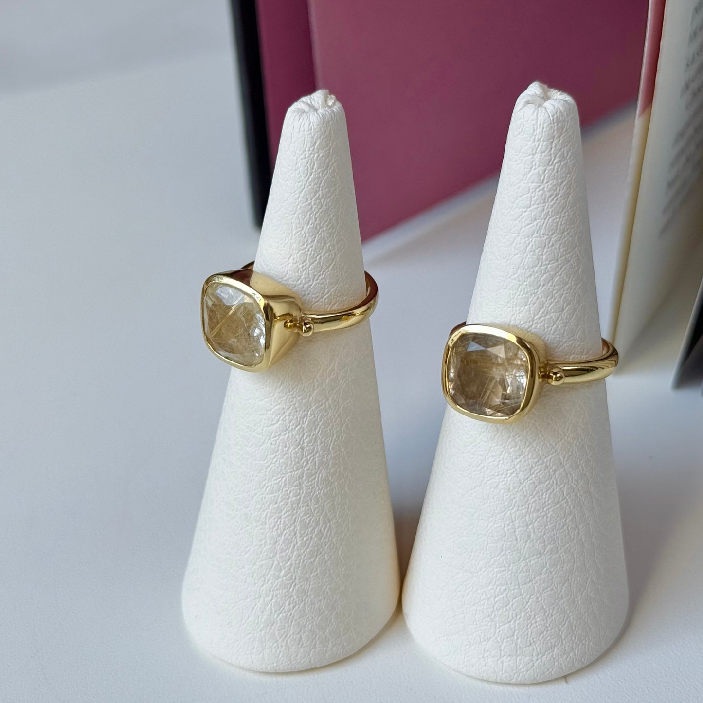 Brass square ring
