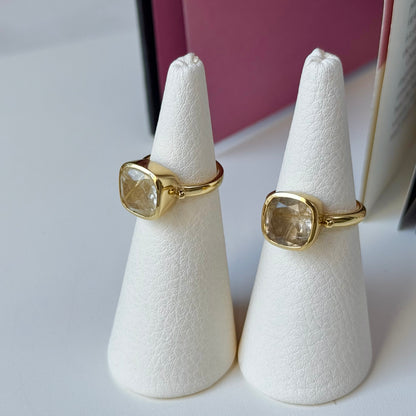 Brass square ring