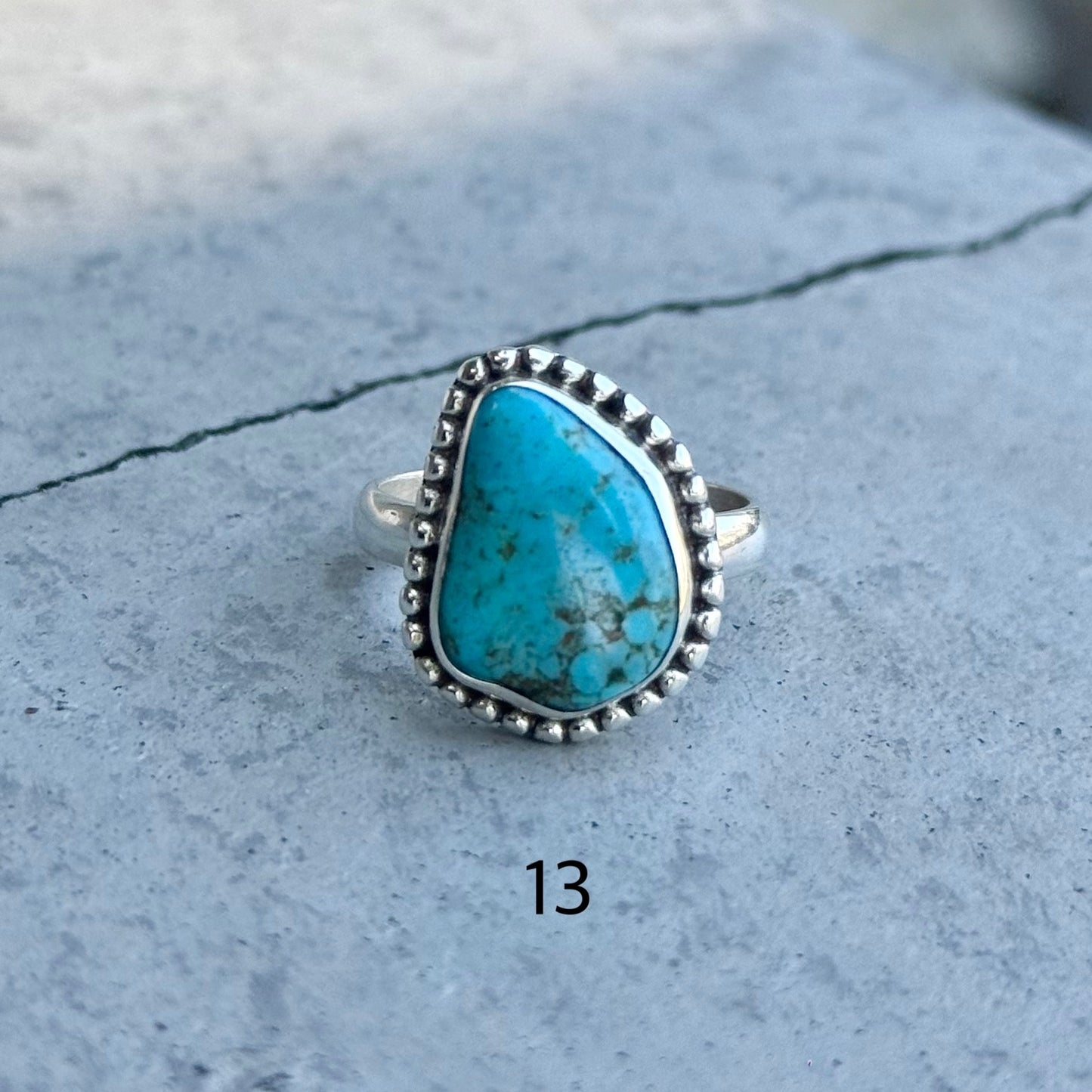 American turquoise ring