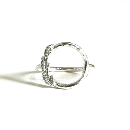 Feather plain ring 1