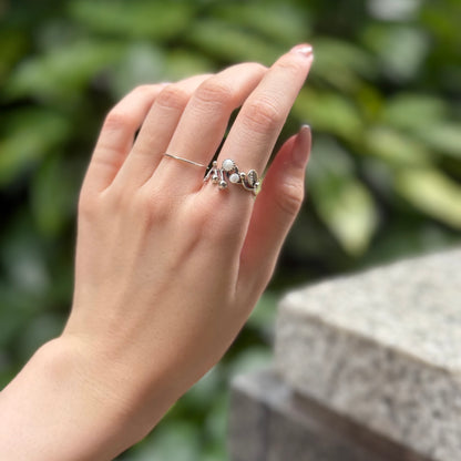 Pearl design ring 10