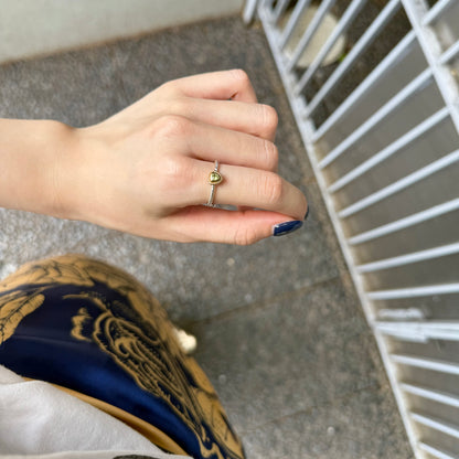 Silver925×Brass petit ring 1