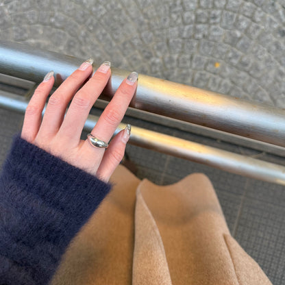 Silver925 plain ring 116