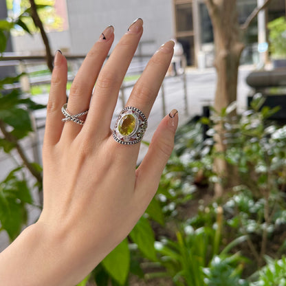 Flower design ring 12