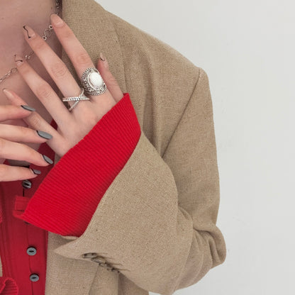 〈渋谷限定〉【Biju mam poco】Silver925 plain ring