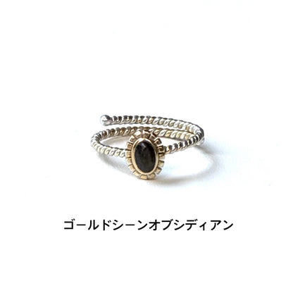 Silver925×Brass petit ring 3