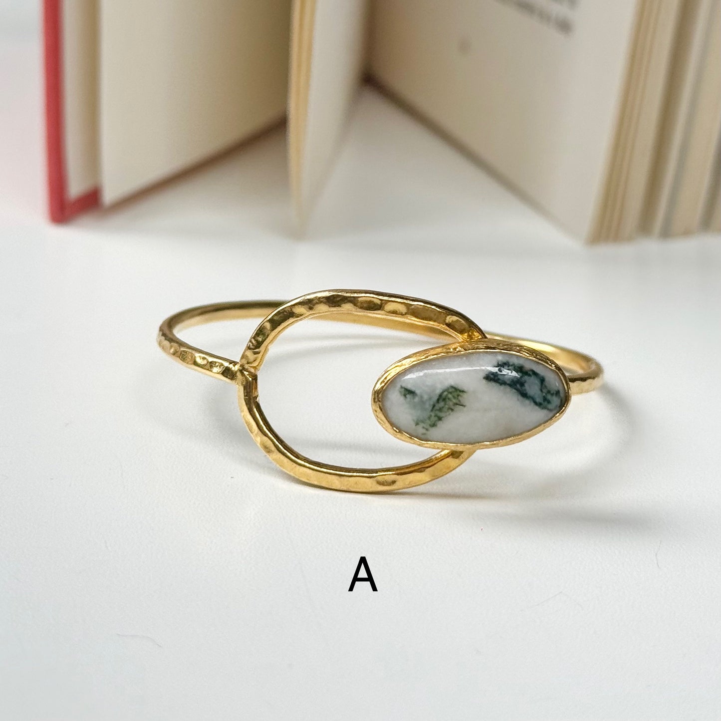 Brass 1stone bangle 3