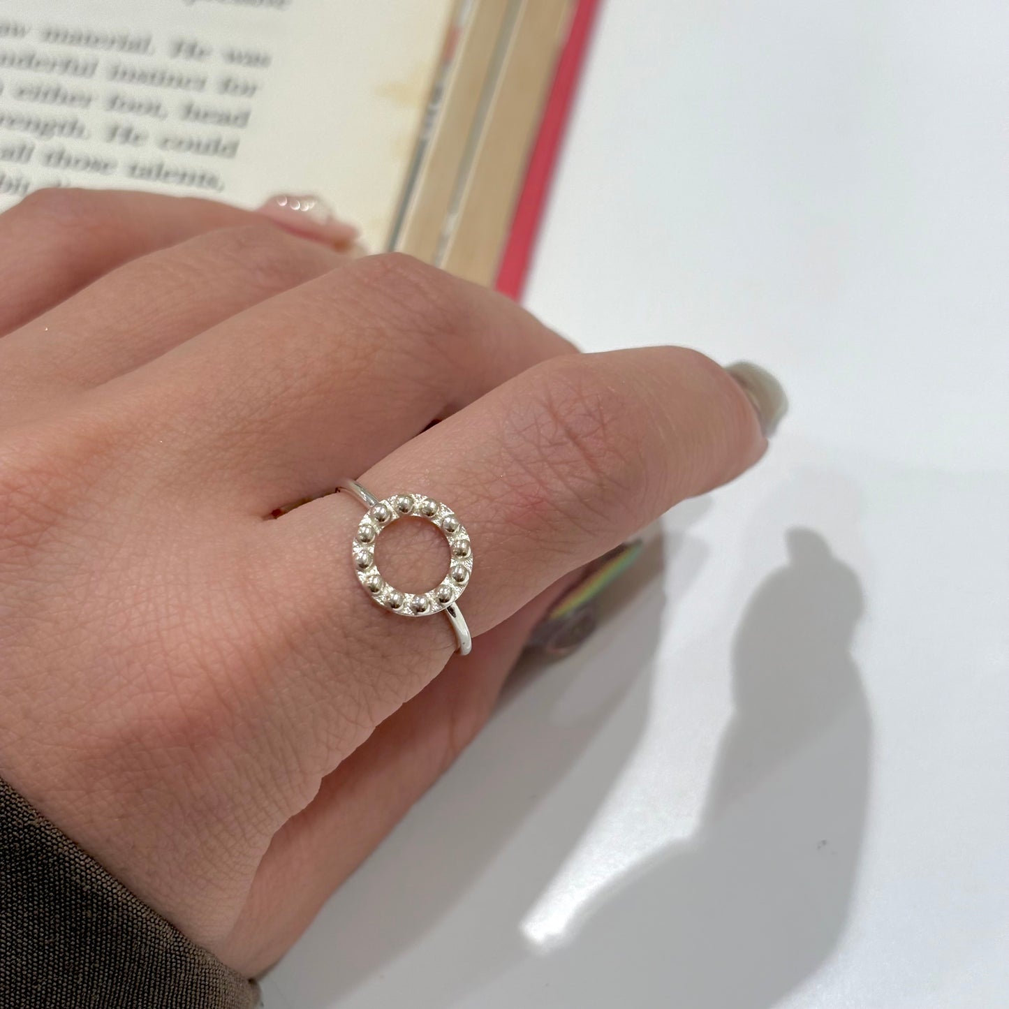 Silver925 plain ring 134