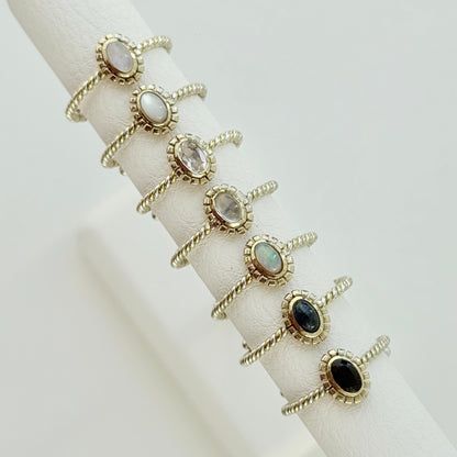 Silver925×Brass petit ring 3